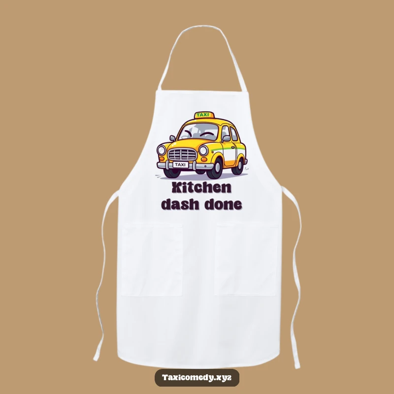 Get cooking with a smile thanks to this funny winking taxi apron. Protect your clothes and serve up some laughs in the kitchen.