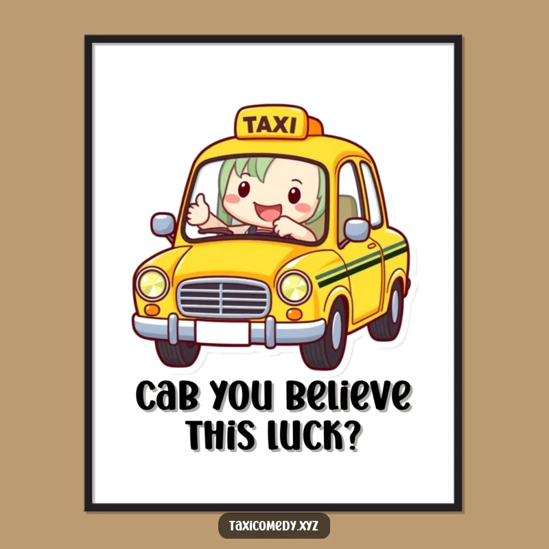 Free Printable Taxi Wall Art: Funny Downloadable Decor for Urban Lovers